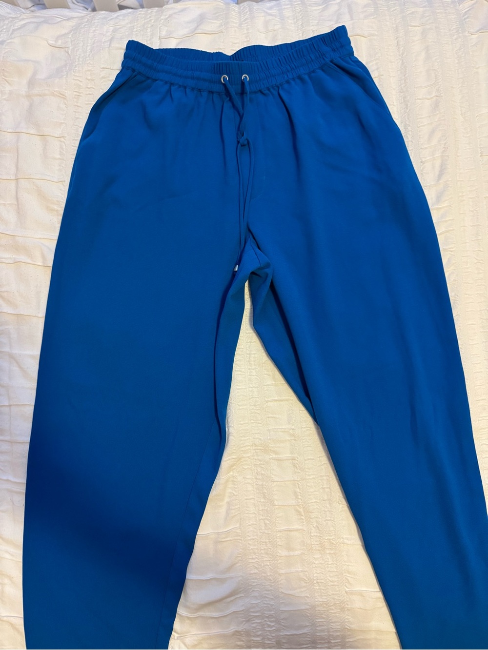 Kenneth Cole New York Royal Blue Drawstring Pants